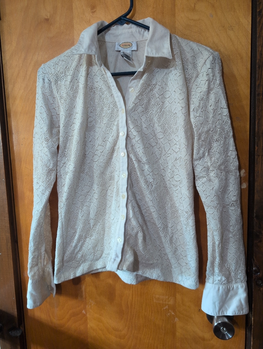 Talbot's Woman's Small Collared Button Down